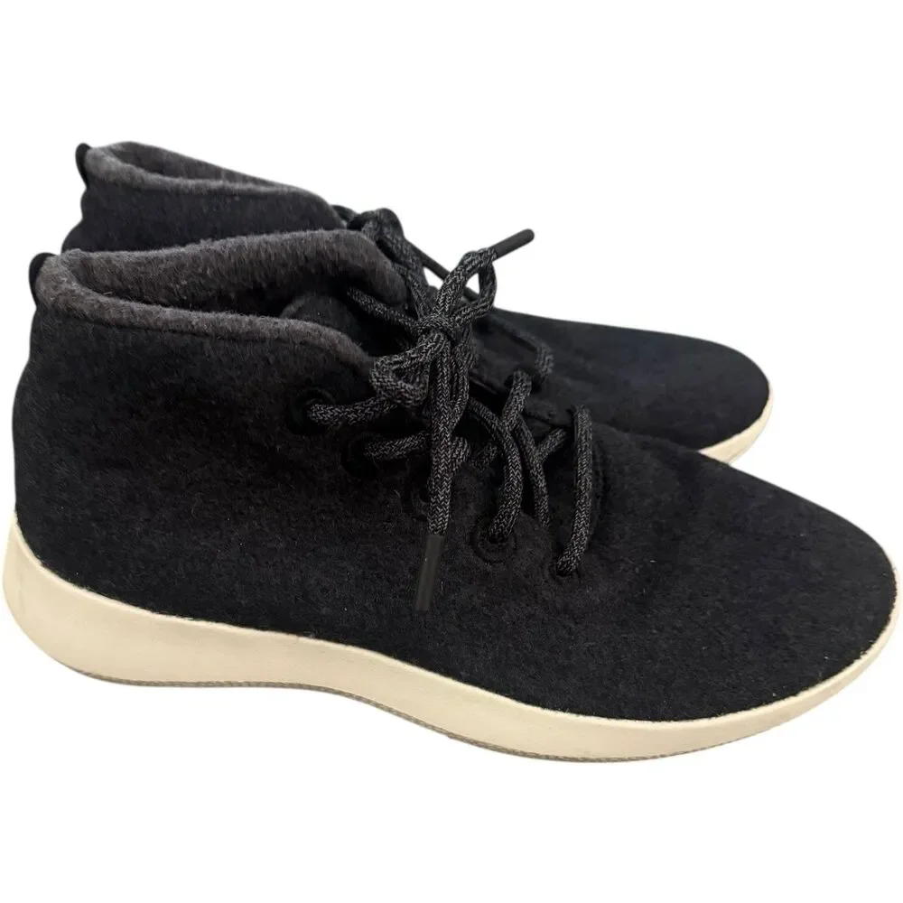 Allbirds Women 10 WRUM Wool Runner Up Mizzle Blue High-top Chukka Shoes Sneakers